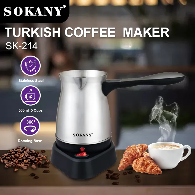 ყავის მადუღარა Sokany SK-214